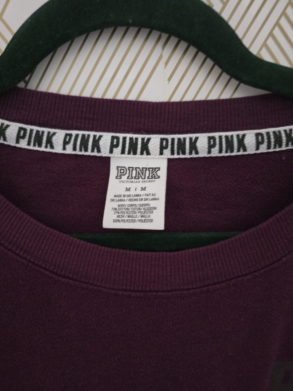 Victoria's Secret PINK Varsity Crew Pullover Sweatshirt - Picture 5 of 10